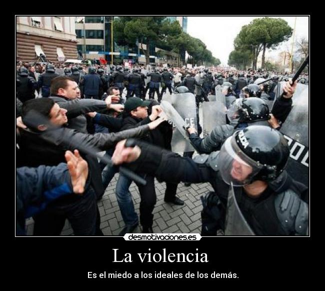 La violencia -