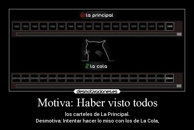 Motiva: Haber visto todos -