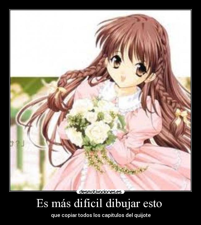 Es más dificil dibujar esto -