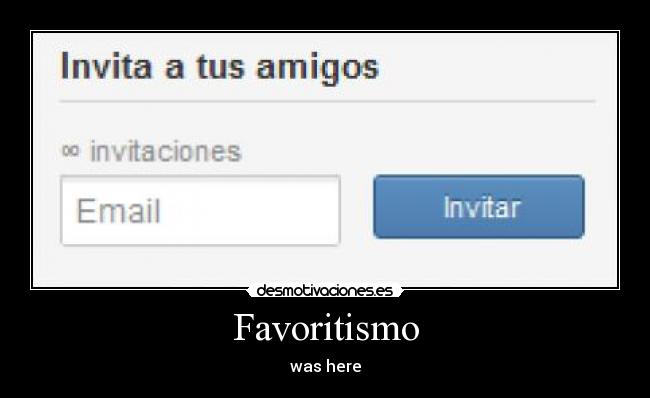 Favoritismo - 