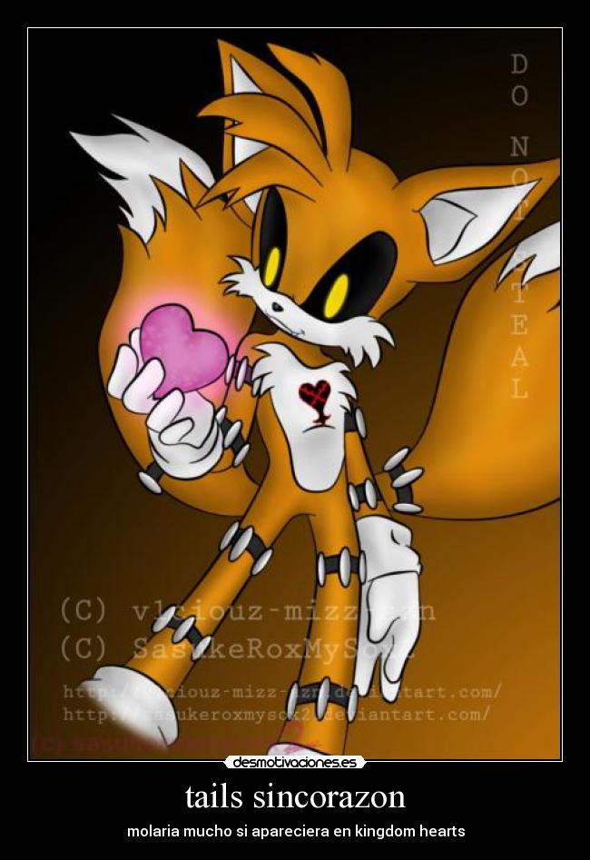 tails sincorazon - molaria mucho si apareciera en kingdom hearts