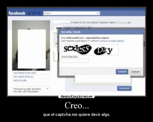 Creo... -