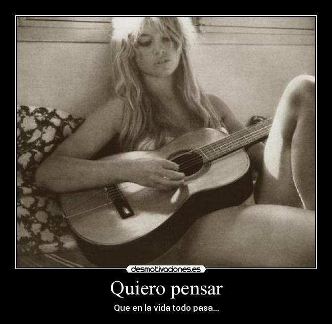 Quiero pensar - 