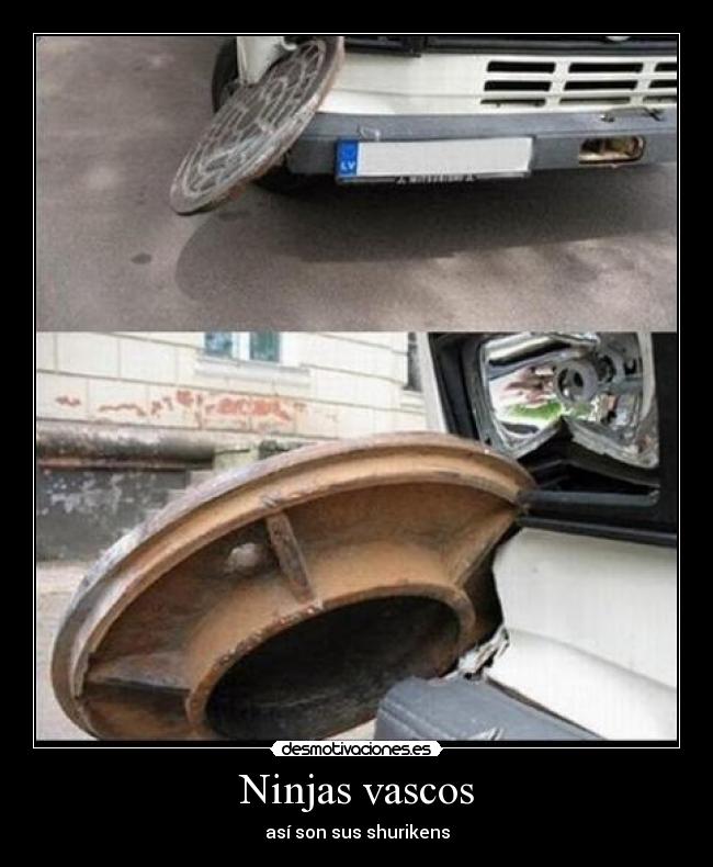 Ninjas vascos - así son sus shurikens