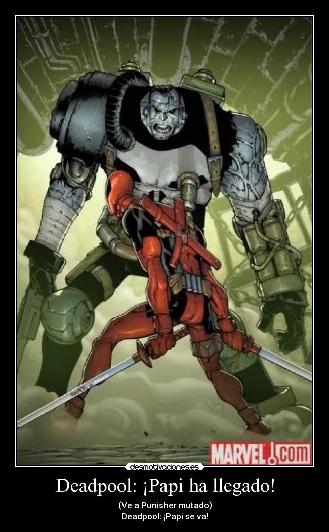carteles deadpool punisher resubido desmotivaciones