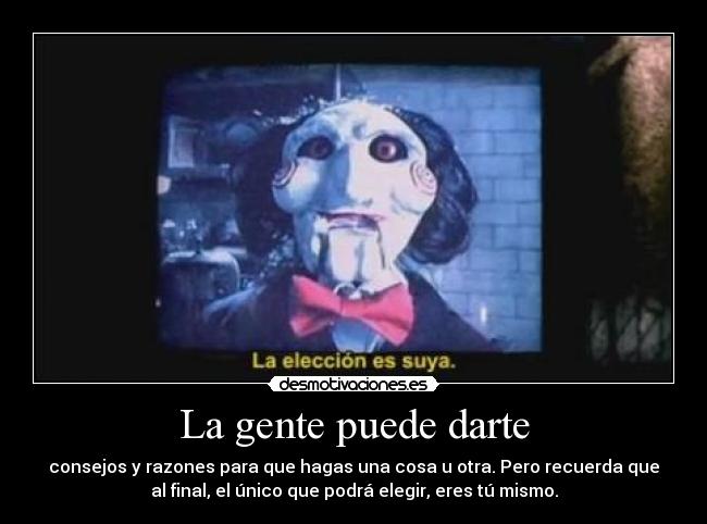 La gente puede darte - 