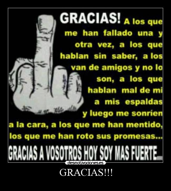 GRACIAS!!! - 