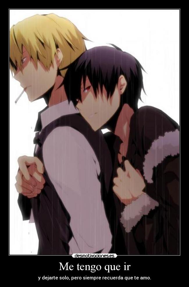 Me tengo que ir -