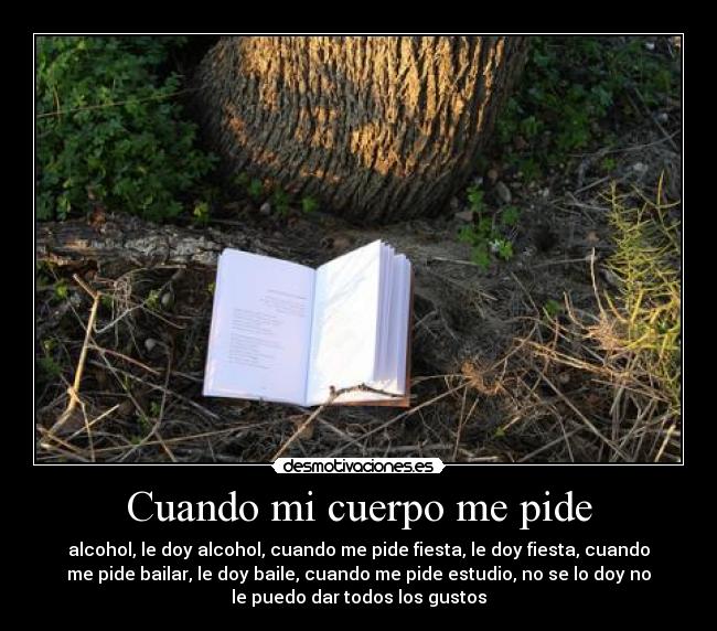 Cuando mi cuerpo me pide -