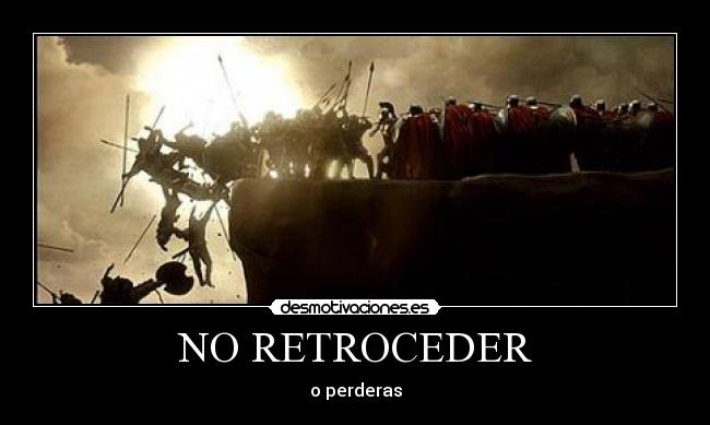 NO RETROCEDER - 