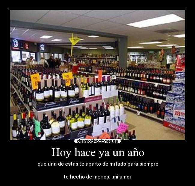 Hoy hace ya un año - 