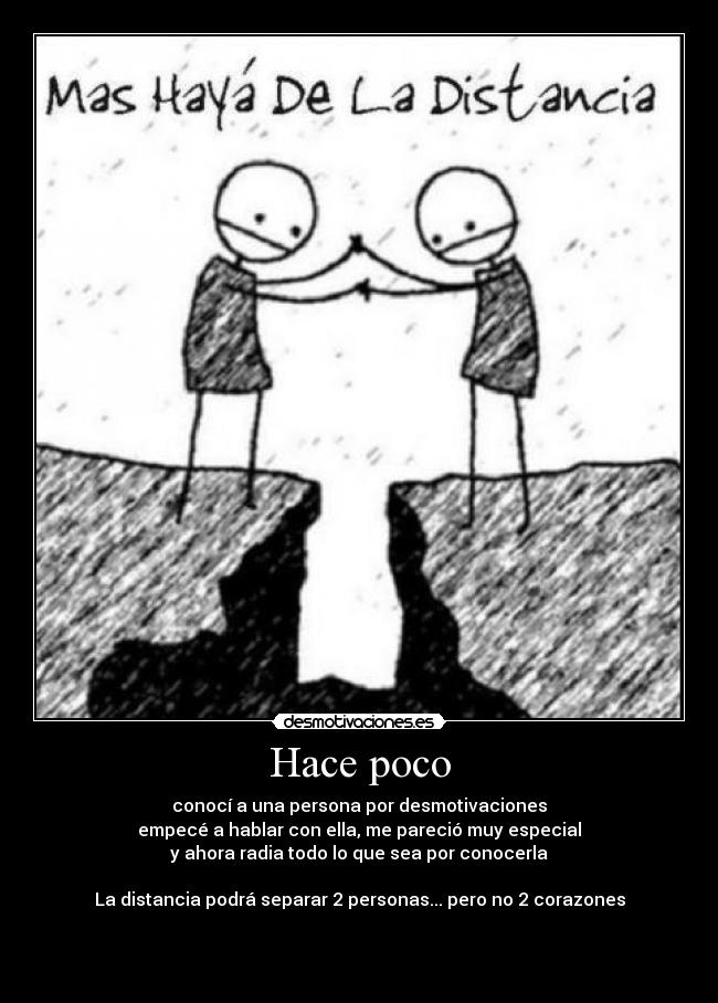 Hace poco -