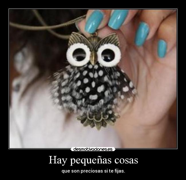 Hay pequeñas cosas - 