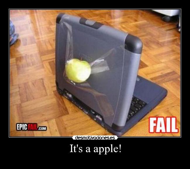 Its a apple! -