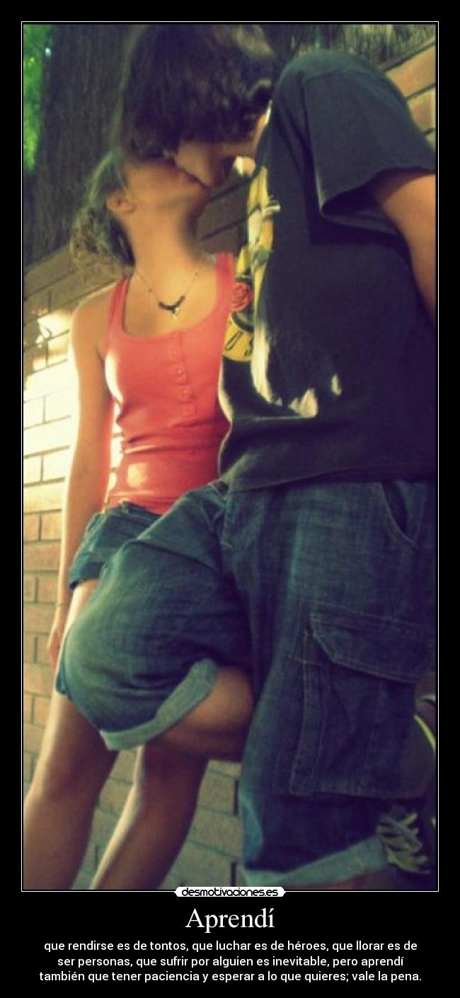 Aprendí -