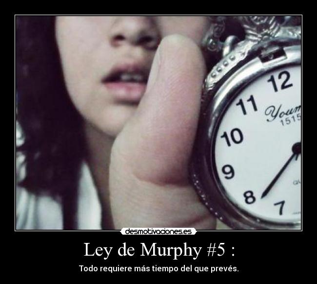 carteles ley murphy desmotivaciones