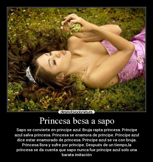 Princesa besa a sapo - 