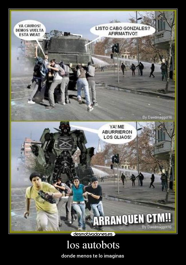 los autobots - donde menos te lo imaginas