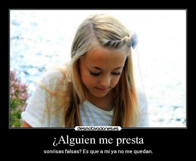 ¿Alguien me presta - 