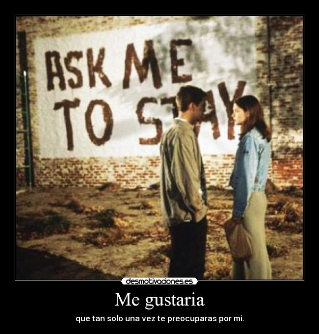 Me gustaria -