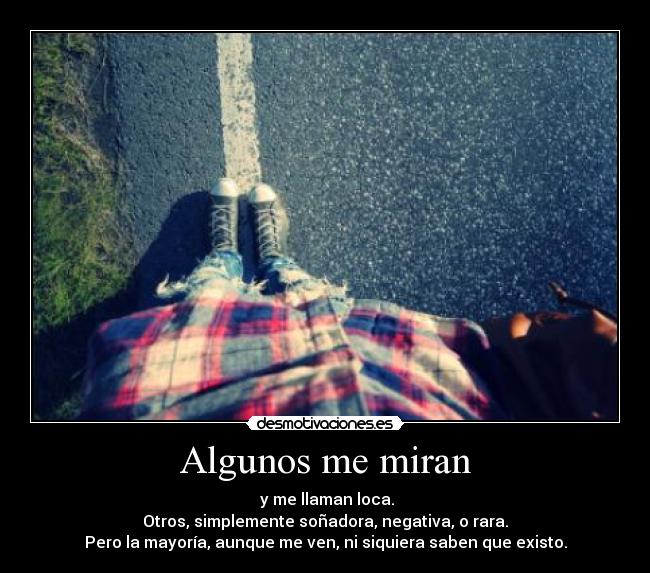 Algunos me miran - 