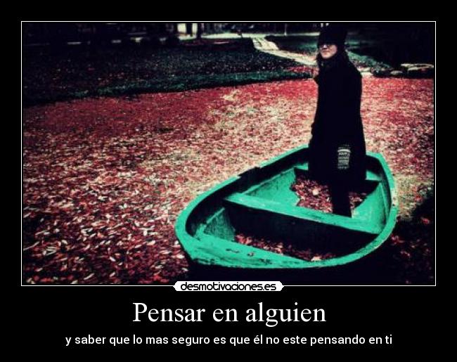 Pensar en alguien - 