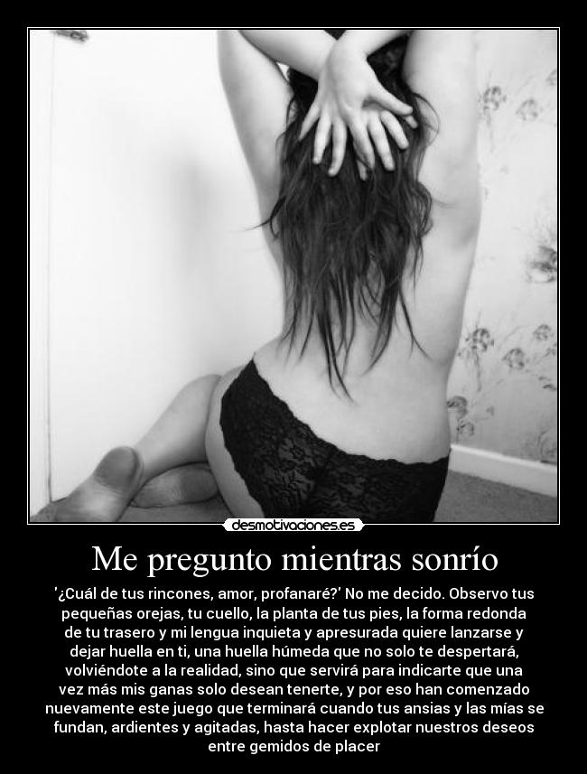 Me pregunto mientras sonrío - 