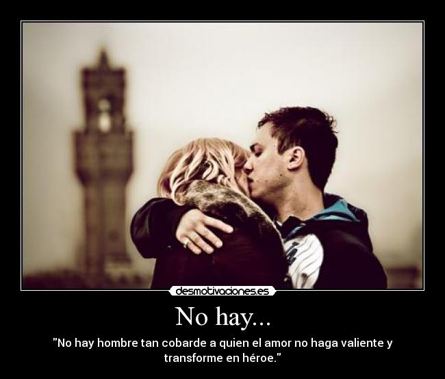 No hay... -