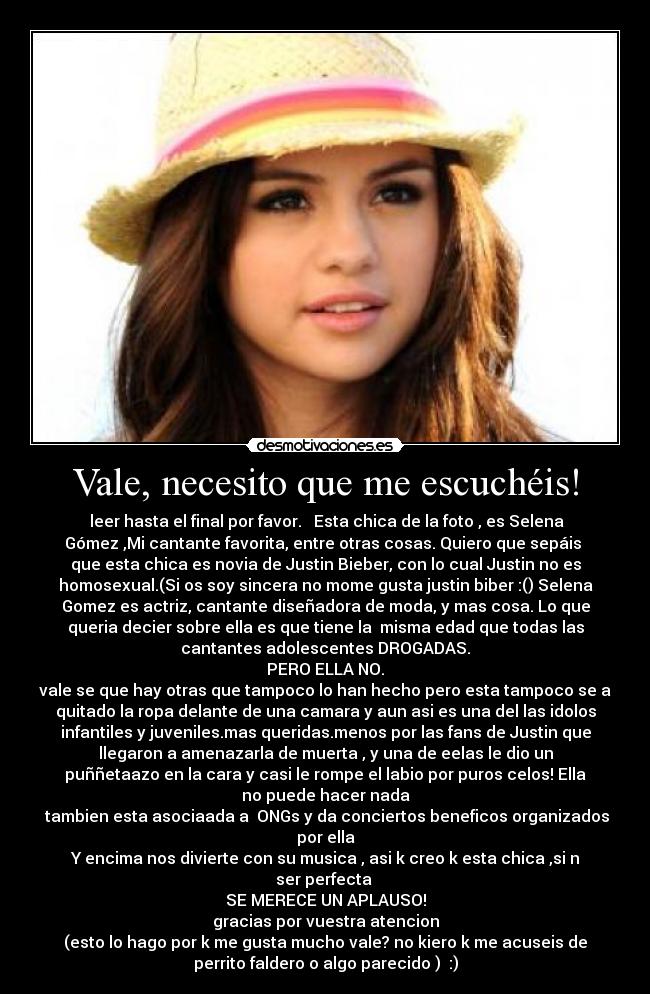 Vale, necesito que me escuchéis! - 