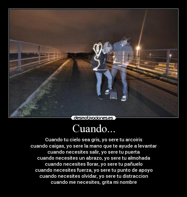 Cuando... -