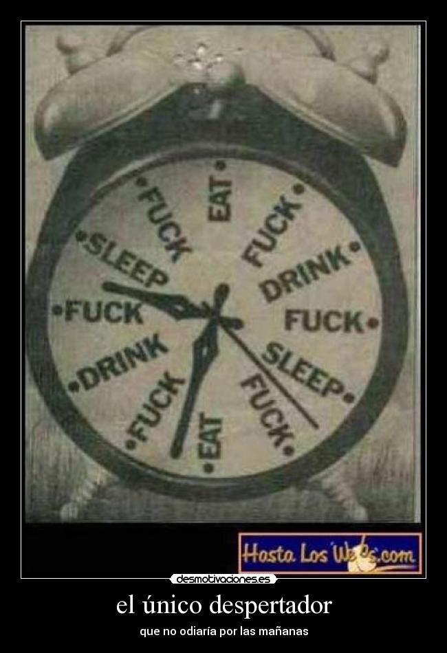 el único despertador - 