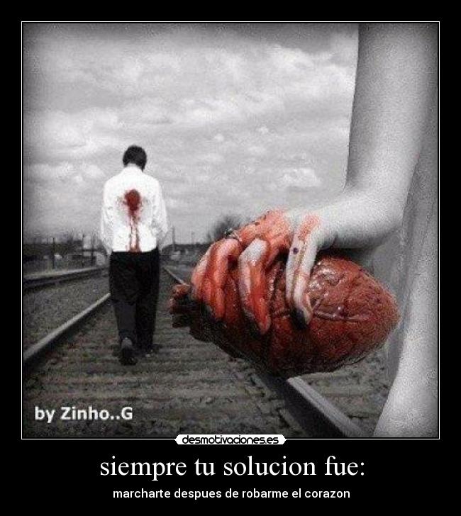 siempre tu solucion fue: -
