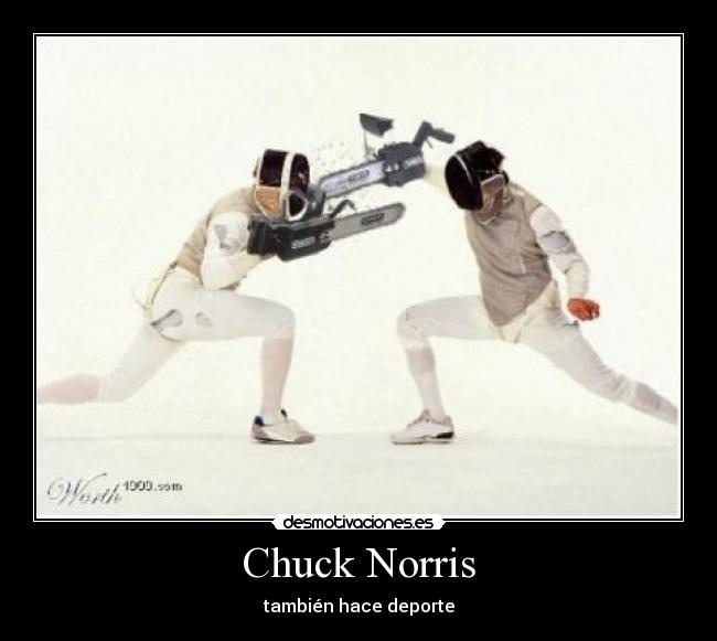 Chuck Norris - también hace deporte