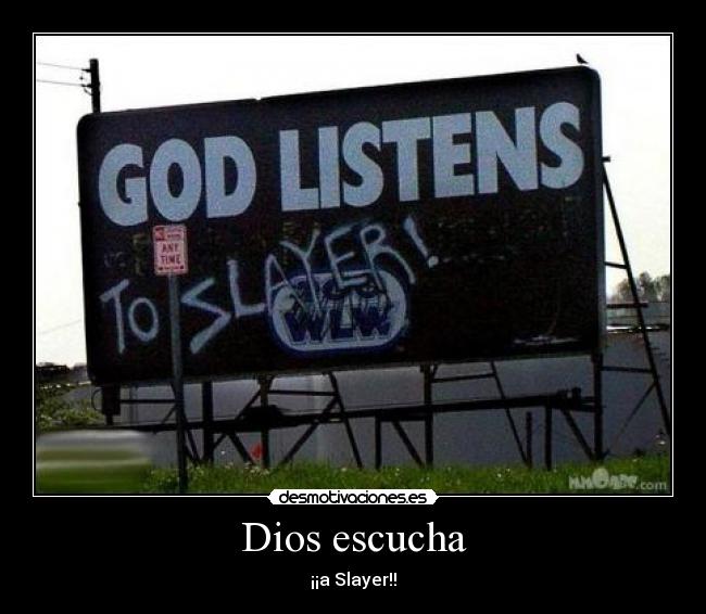 Dios escucha -