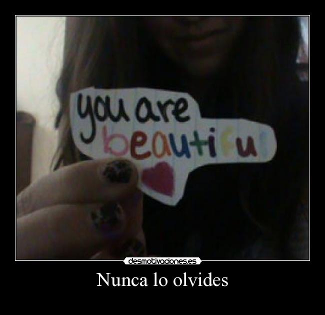 Nunca lo olvides - 