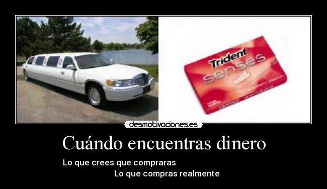 Cuándo encuentras dinero -