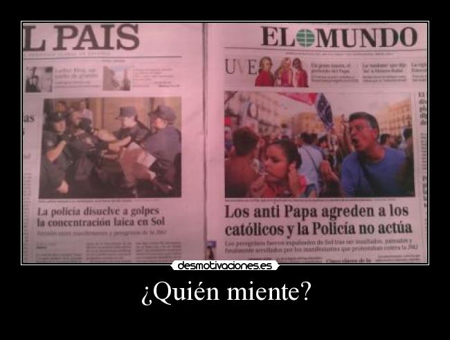 ¿Quién miente? - 