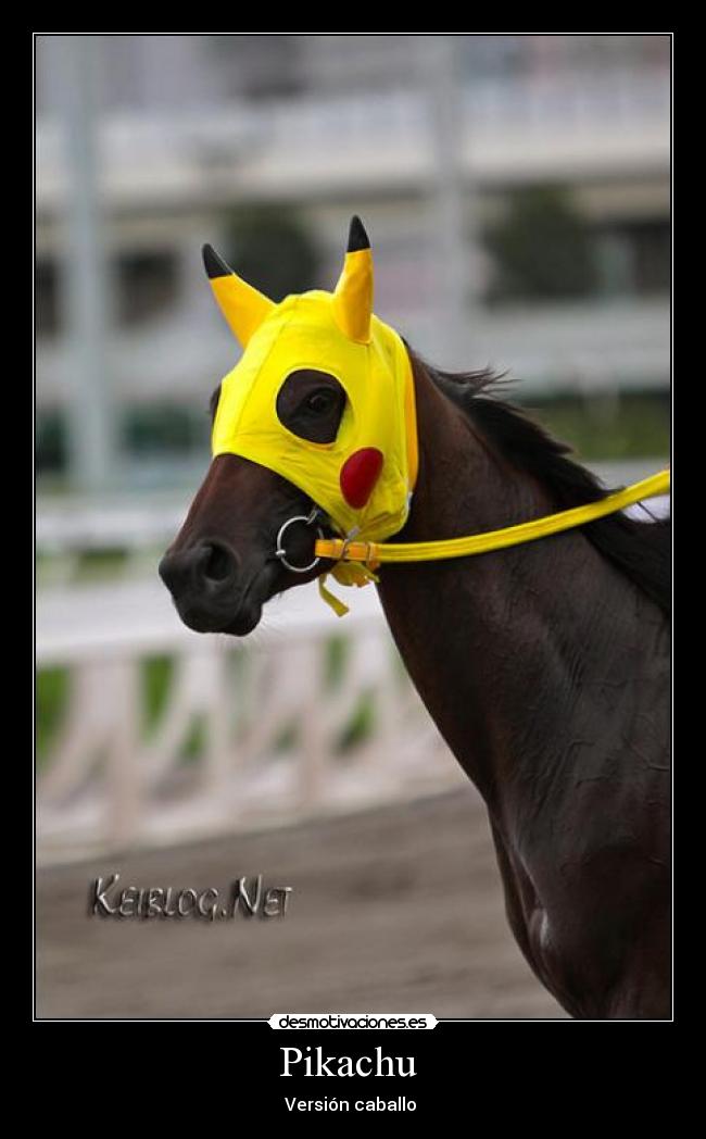 Pikachu  - Versión caballo 