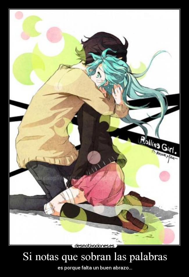 Si notas que sobran las palabras -