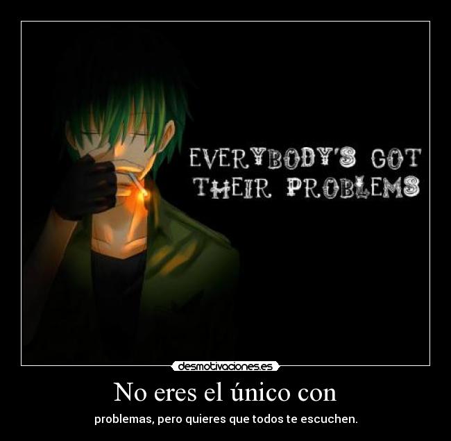 No eres el único con -