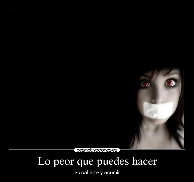 Lo peor que puedes hacer - 