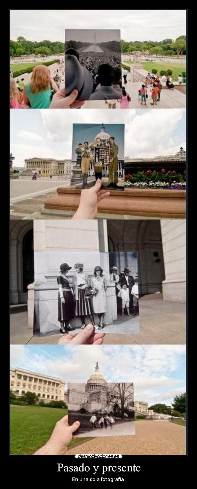 Pasado y presente - En una sola fotografía