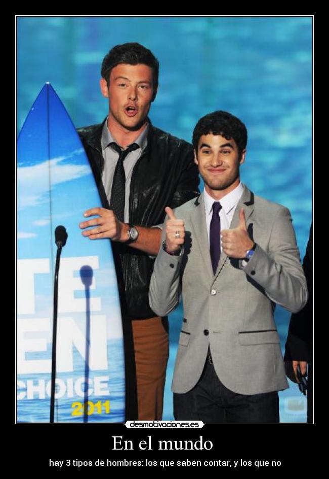 En el mundo - hay 3 tipos de hombres: los que saben contar, y los que no