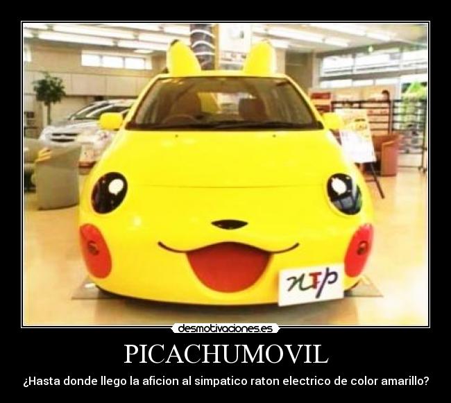 PICACHUMOVIL - ¿Hasta donde llego la aficion al simpatico raton electrico de color amarillo?