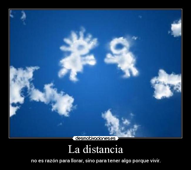 La distancia -