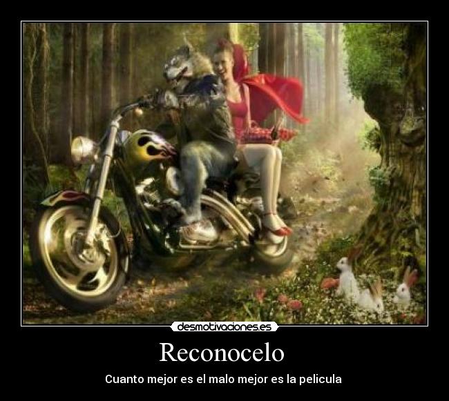 Reconocelo - Cuanto mejor es el malo mejor es la pelicula