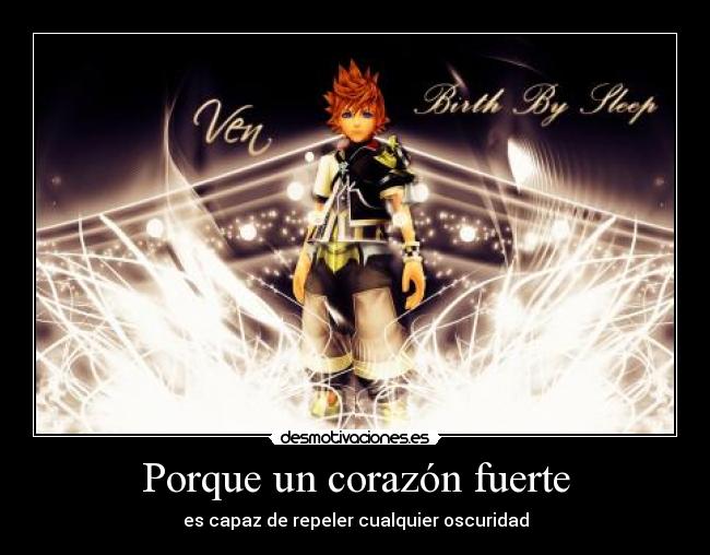 carteles corazon kingdom hearts corazon motivacion oscuridad vida fuerte desmotivaciones