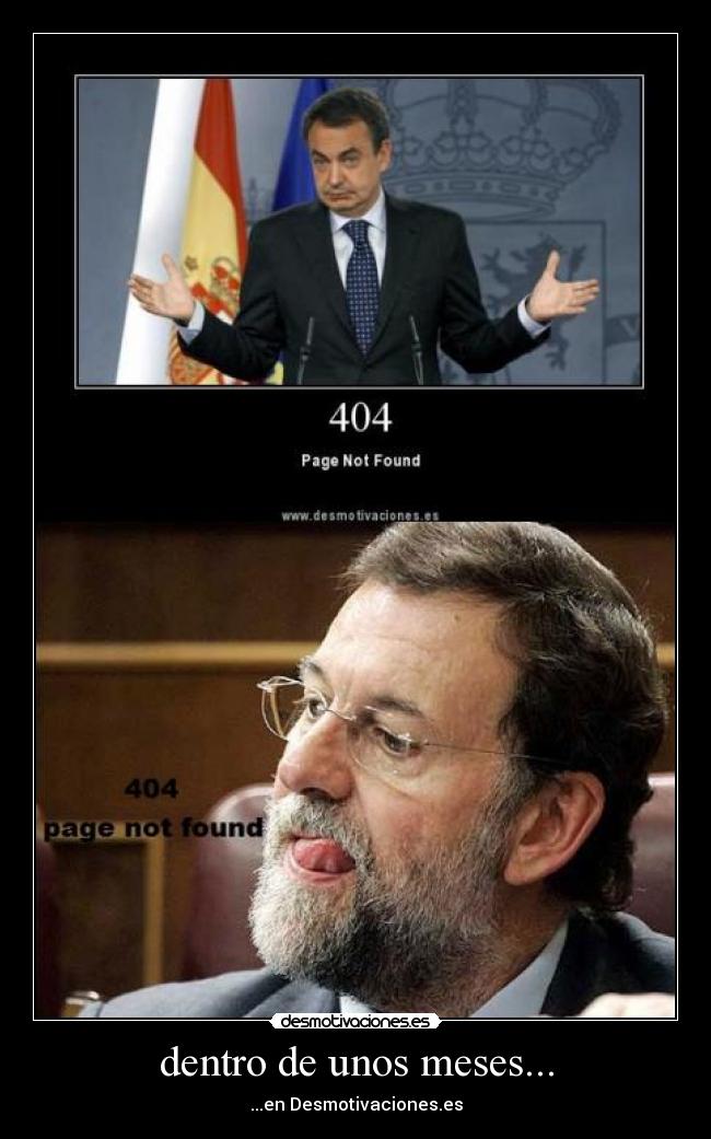 dentro de unos meses... - 