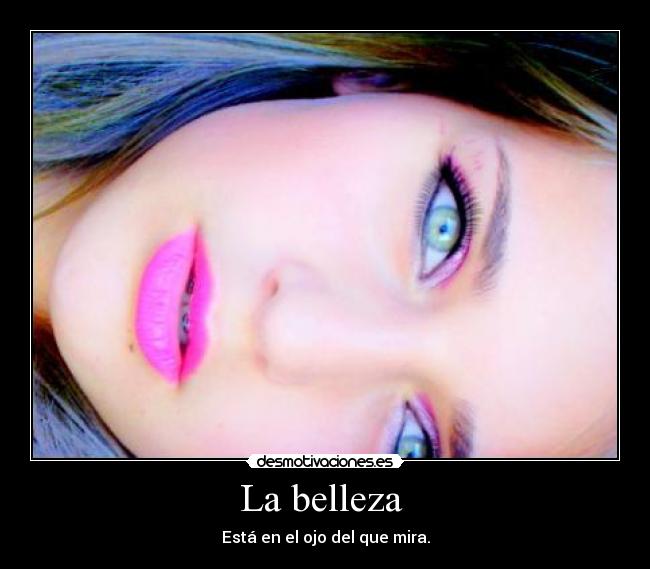 La belleza -