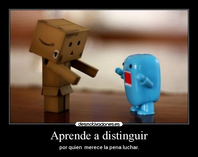 Aprende a distinguir - 